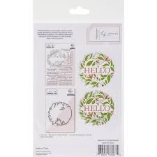 PinkFresh Studios Stamp + Die + Stencil Bundle - Reason to Smile Wreath